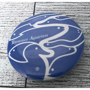 Tennessee Aquarium Travel Vintage Button pin pinback‎ collectable Souvenir Promo